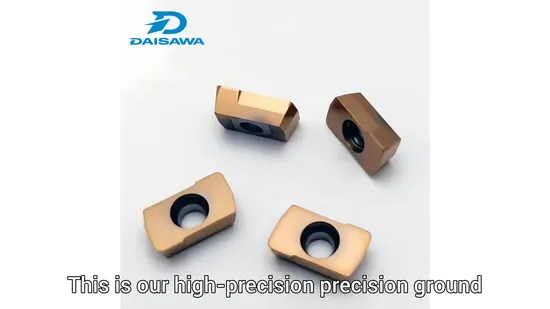 High-Performance Precision Ground Plunge Milling Insert for Metalworking